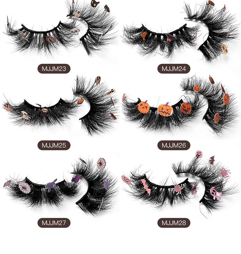 False Eyelashes New 5 Pairs Of Russian Curled DD Curved Holiday Eyelashes Naturally Curled Thick Chemical Fiber Eyelashes_voghion.com