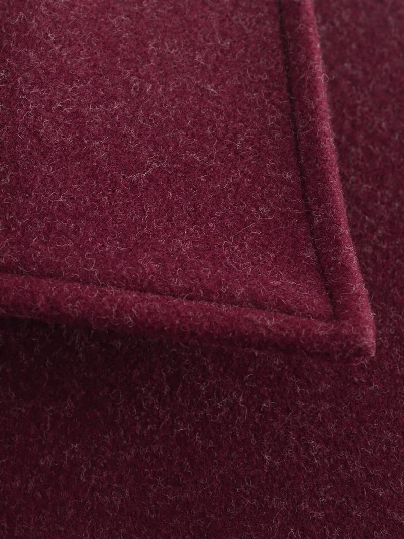 Trendige Jacke aus Wollmischung mit Reißverschluss – Stylischer Tweedmantel für Damen mit Taschen, Streetwear-Chic (Weinrot, Grau, Kaffeebraun, S-L)_voghion.com