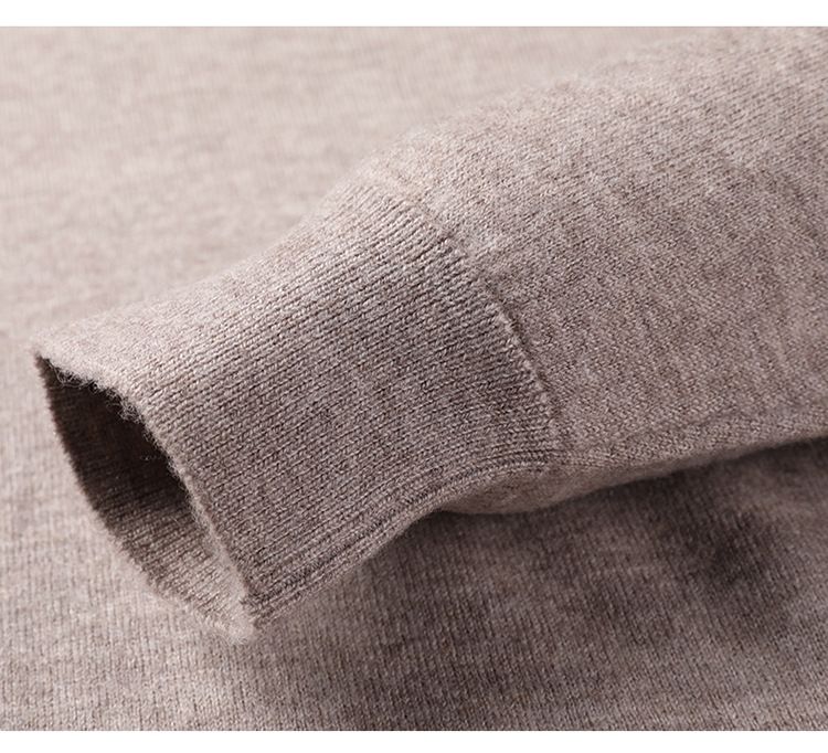 Abbigliamento maschile Maglione di lana da uomo autunno e inverno abbigliamento maschile giovanile maglione di base lavorato a maglia multicolore intimo in lana maglione a collo alto_voghion.com