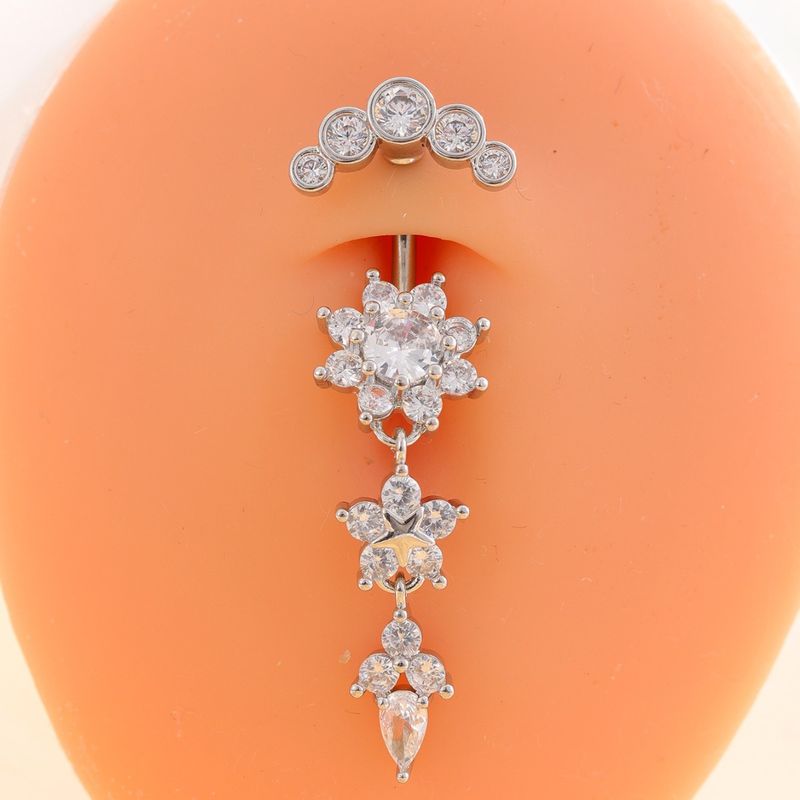 vendita calda 23 gioielli penetranti del corpo del chiodo dell'ombelico dello zircone rotondo dell'ombelico_voghion.com