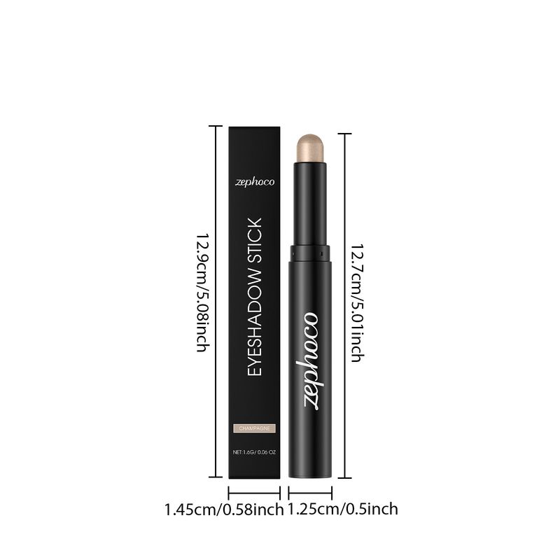 ZEPHOCO Champagner Glänzend Zart Glatt Einfach Anzuwenden Täglich Augen Party Make-Up Lidschatten Stick_voghion.com