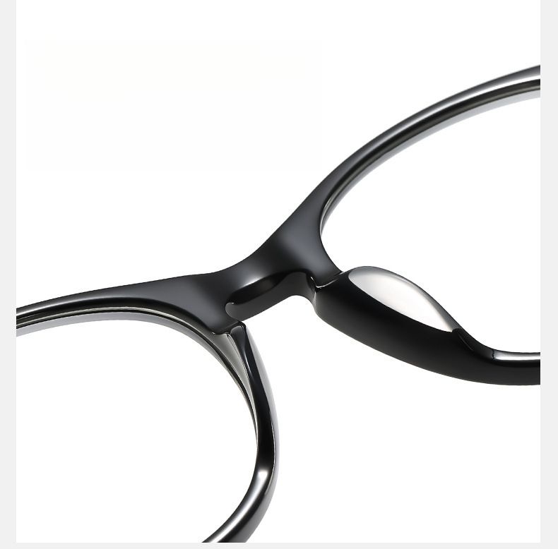 Monture de lunettes œil de chat ultra légère et haut de gamme pour femme myope couleur chair_voghion.com