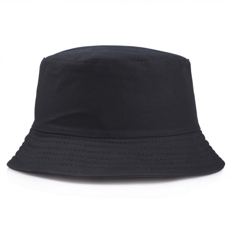 Unisex Personalized Fisherman Basin Fashion Flat Visor Sun Block Pure Cotton Round Hat_voghion.com