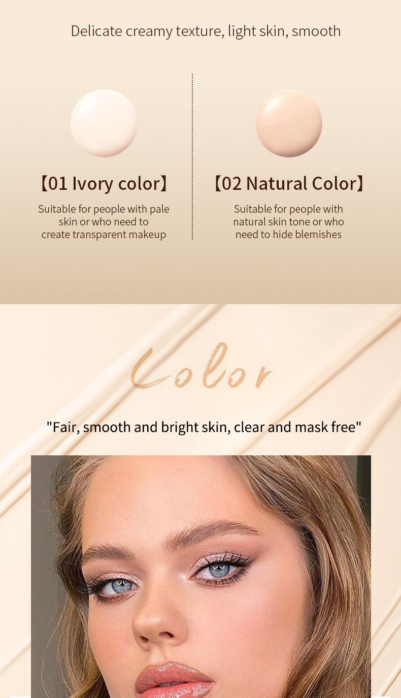 OCHEAL Concealer Setting Foundation Oil Control Moisturizing Invisible Pore Primer Isolation Milk Before Makeup Does Not Take Off Makeup_voghion.com