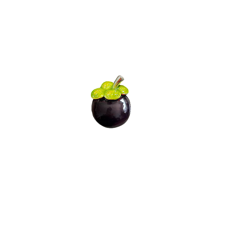 Anti-light Artifact, Cute Mangosteen Fruit Brooch, High-end Blouse, No-seam Hidden Button Pin On The Chest, Fixed Clothes_voghion.com