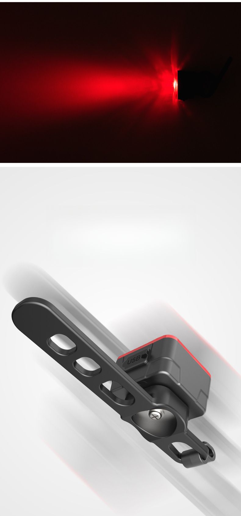 Twooc New Bicycle Mountain Road Bike Warning Lens High Brightness Tail Light_voghion.com