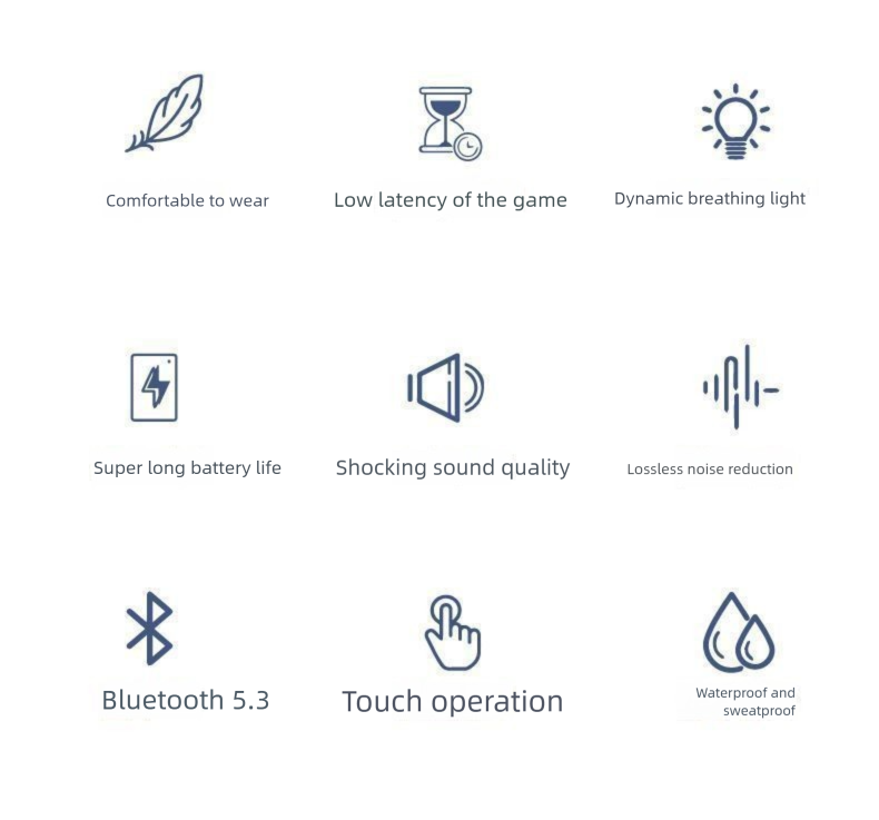 Ultra-long Call New Running Wireless Bluetooth Earbuds Clip-on Dynamic Sound Surround Effect Long Battery Life_voghion.com