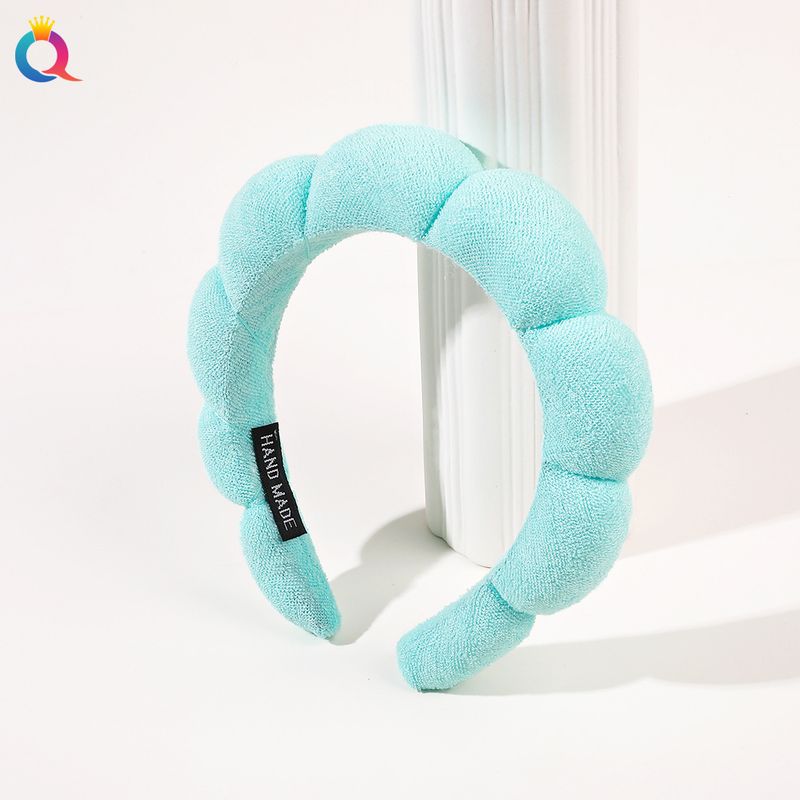 Fascia per capelli da spa - Fascia per capelli in spugna con morbida schiuma per chioma alta, trucco e cura della pelle_voghion.com