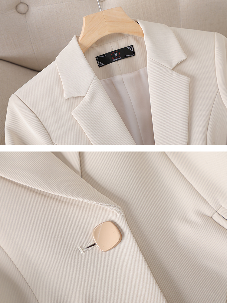 Yitimuceng långärmade blazers för kvinnor 2023 Nytt mode hösten solid slimmad formell jacka för chic vintage enkelknapp_voghion.com