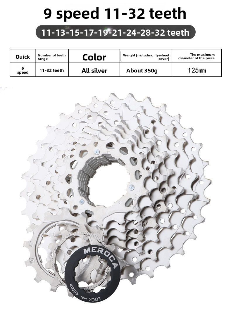 Mountainbike 9/10 Geschwindigkeit 36T/40T/42T/46T/50T/52T Kassette Freilauf Fahrrad Zubehör_voghion.com