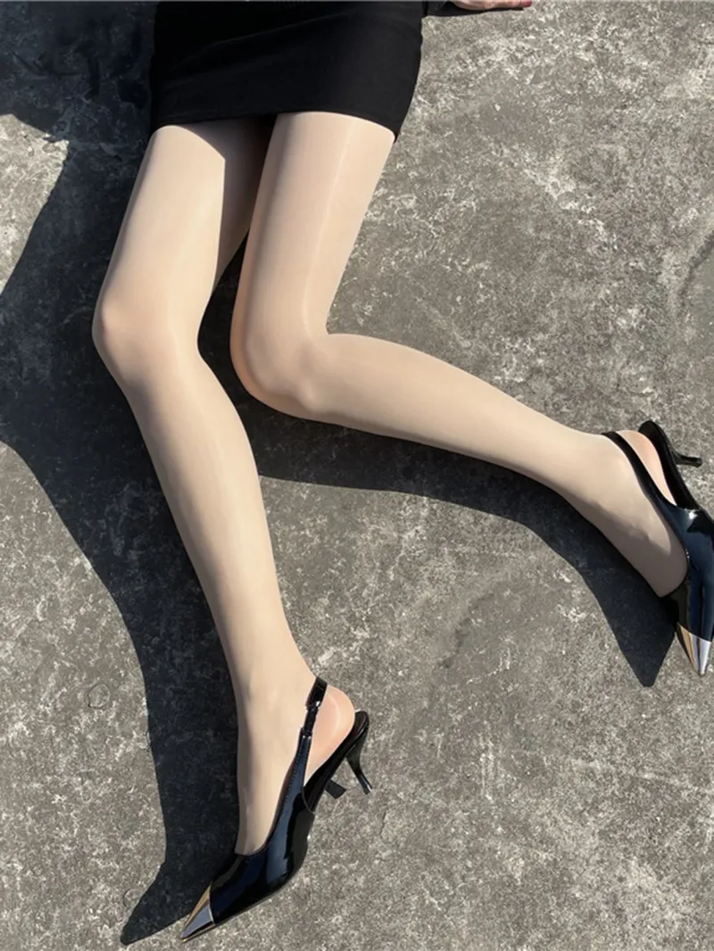 1 paio di nuove calze divertenti, collant, sexy e senza cuciture, calzini oleosi_voghion.com