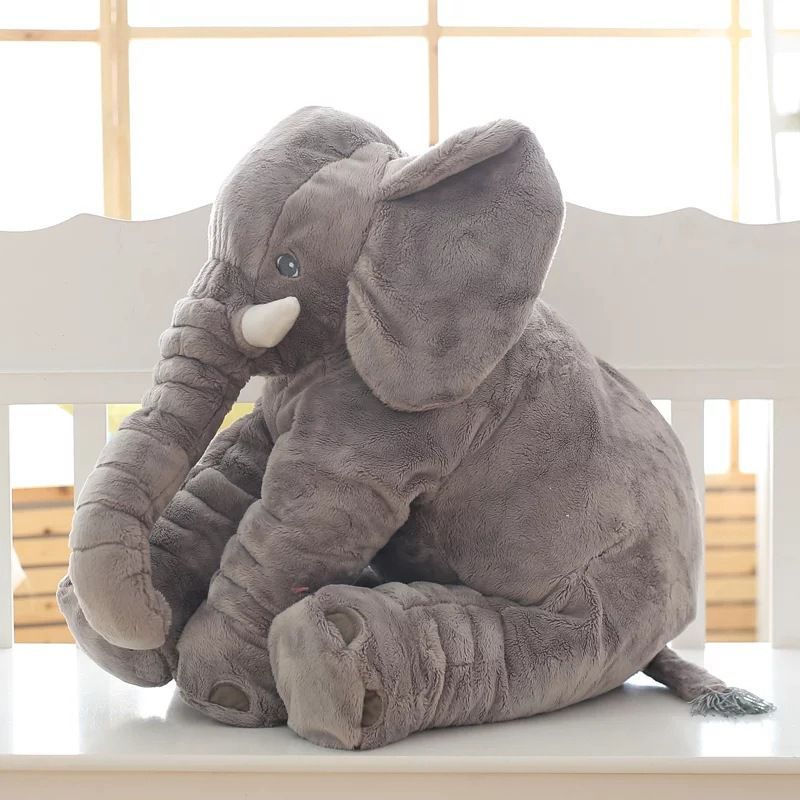 Adorable Baby Soft Plush Long Nose Elephant Sleep Pillow For And Kids Newborns_voghion.com