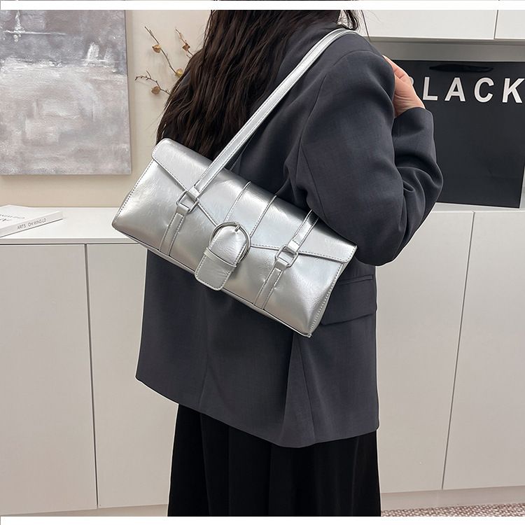 Borsa da donna a tracolla singola elegante, di qualità Baguette, nuova moda 2025_voghion.com