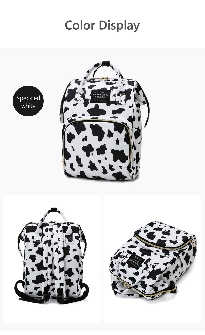 Wasserabweisende, tragbare Wickelstation mit großer Kapazität und Organizer für Babysachen, lässiger Schul-Umhängetasche-Rucksack_voghion.com