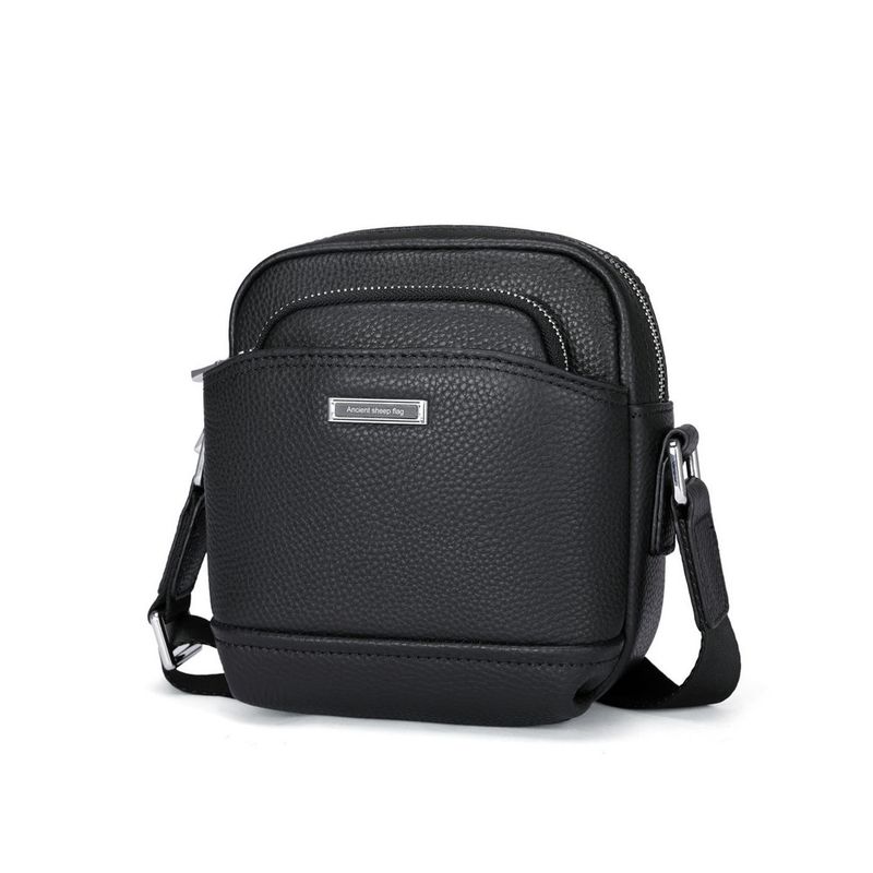 Frühling und Sommer Neue Mini-Umhängetasche aus Leder Mode Lässig Rindsleder Herren Kleiner Rucksack Koreanische Umhängetasche Vielseitig Täglich_voghion.com