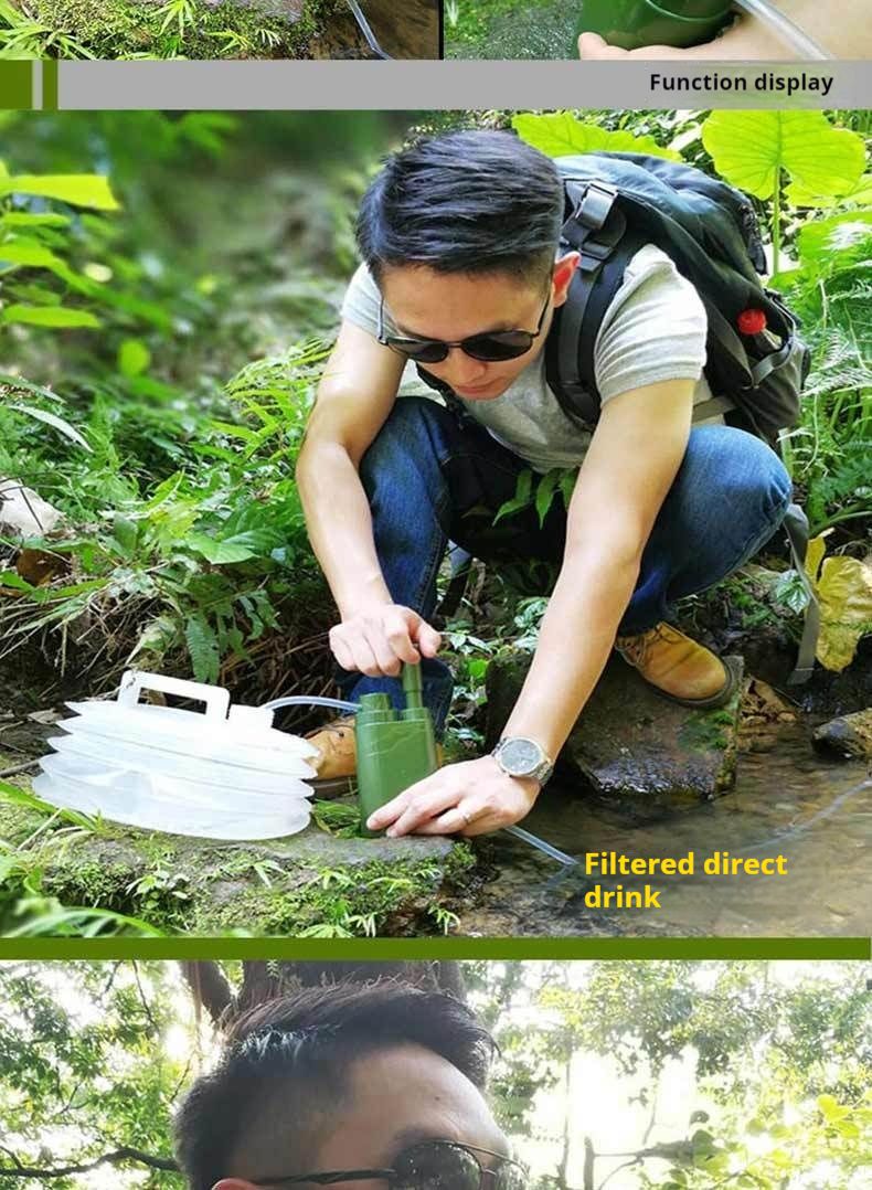 Explorer Straw Doğrudan İçme Ultrafiltrasyon Filtresi Seyahat Taşınabilir Su Arıtıcısı Açık Hava Acil Durum_voghion.com