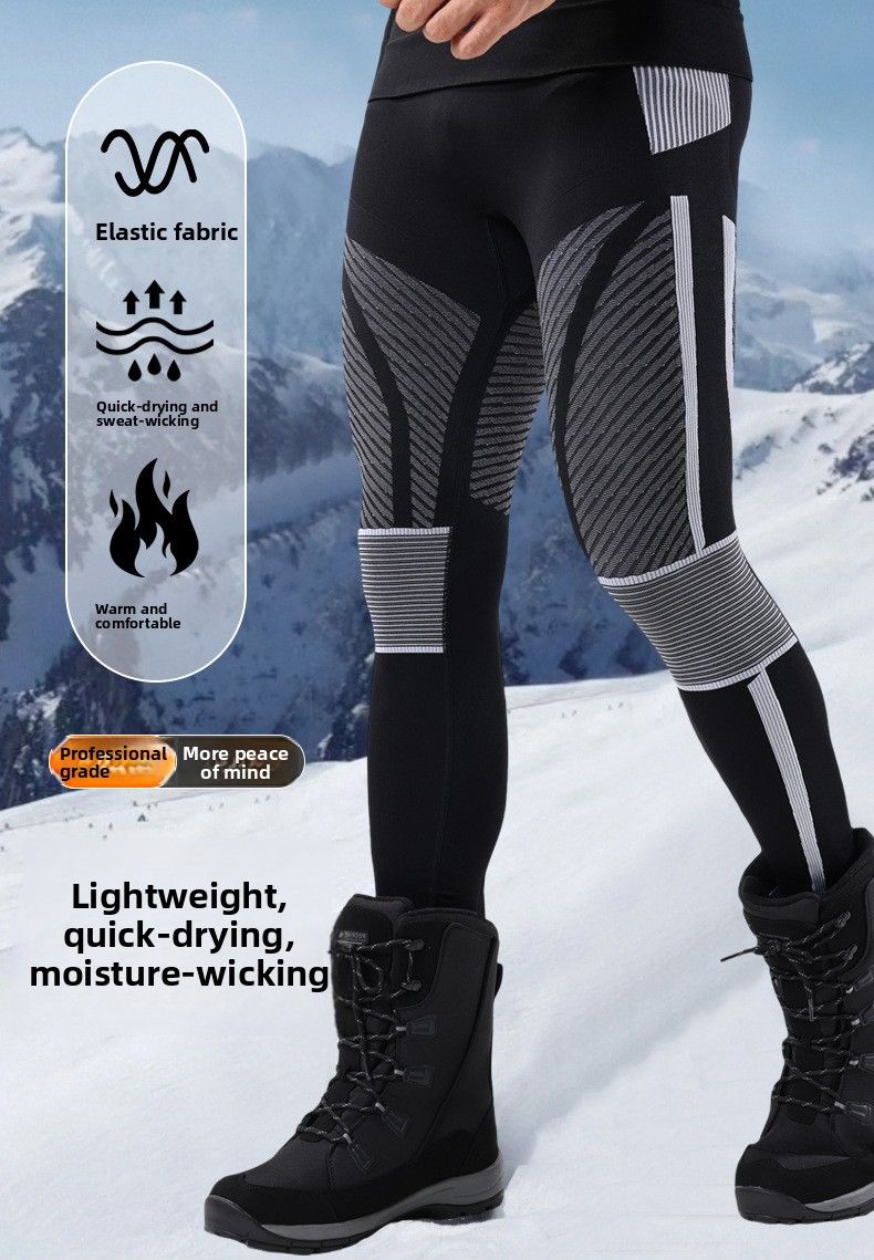 X-BIO New 4.0 Energy Gathering Enhanced Sports Ski Quick-Dry Men's Warm Close-Fitting Sweat-Wicking Compression Long_voghion.com