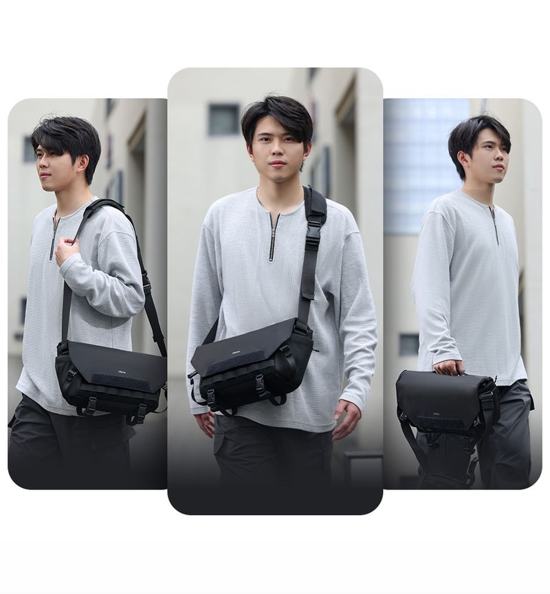 ulanzi BC08 Sling 9L Capacity Splash-proof Universal Photography Crossbody Bag For DSLR Camera, An Outdoor Travel Organizer_voghion.com