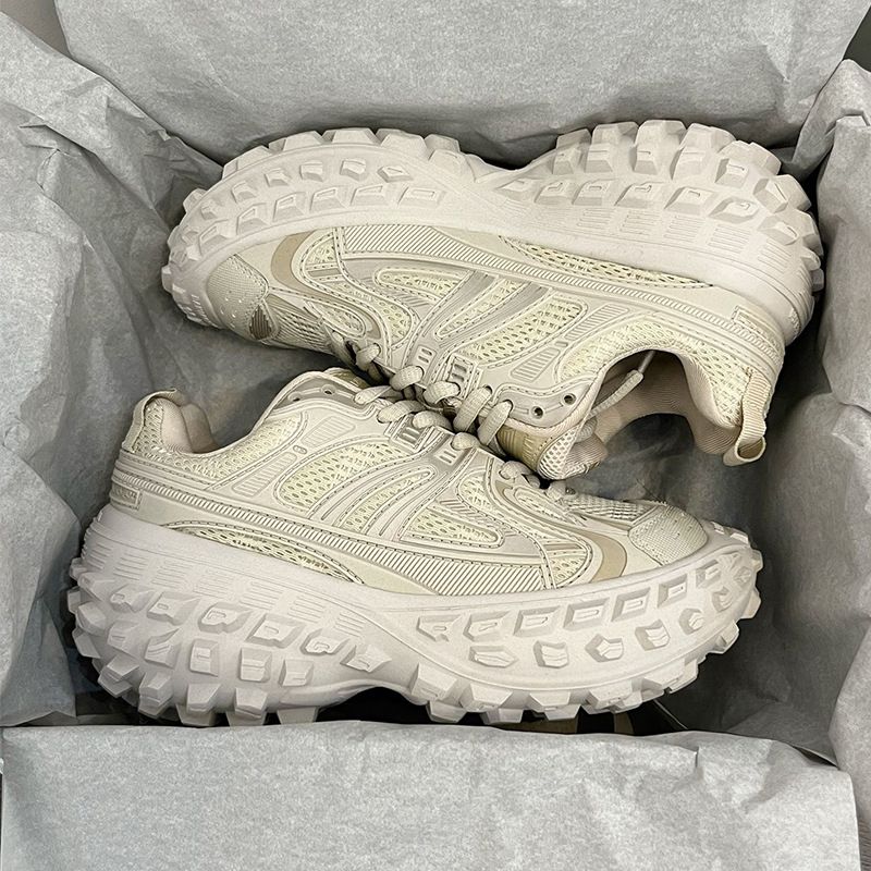 New Paris Tire For Men And Women 2024 Summer New Item Thick Sole Height Increasing Dad Couple Shoes Ins_voghion.com