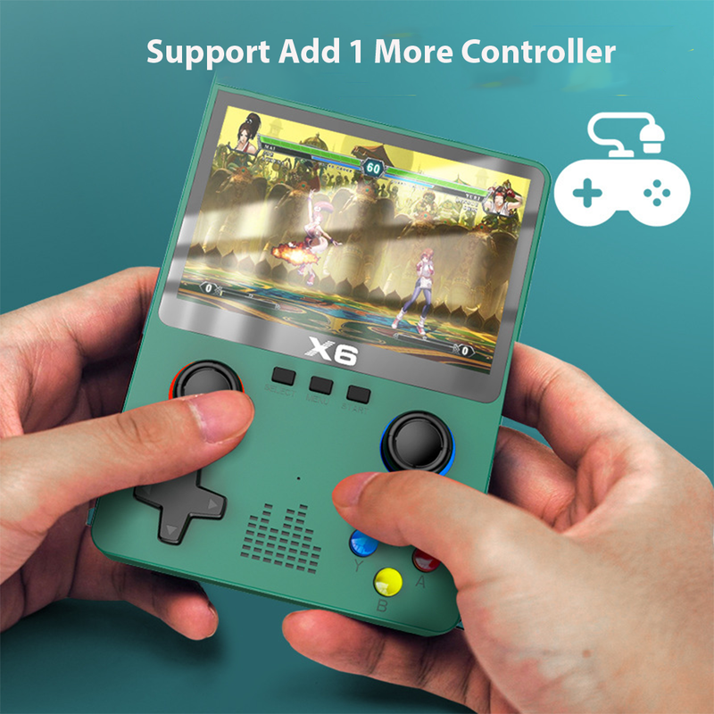 D007 Plus/ X6 3,5 Zoll IPS-Bildschirm Handheld-Player Dual-Joystick 10000+ Retro-Geräte Tragbare Spielkonsolen_voghion.com