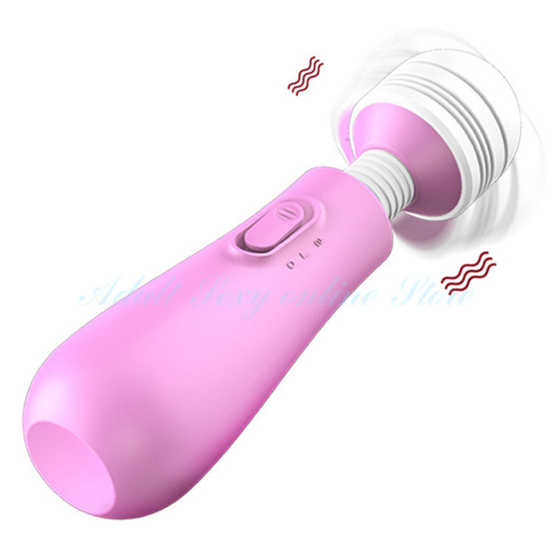 Vibratore Bacchetta AV Giocattolo del sesso per donna Punto G Forte vibrazione a frequenza variabile Rotazione a 360 Clito impermeabile_voghion.com