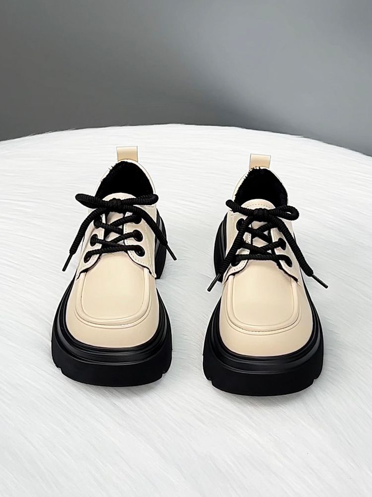 Echte Plattform Loafers Weibliche 2025 Neue Ankunft Frühling Und Herbst Britischen Stil College Kleine Mann Höhe-Erhöhen_voghion.com