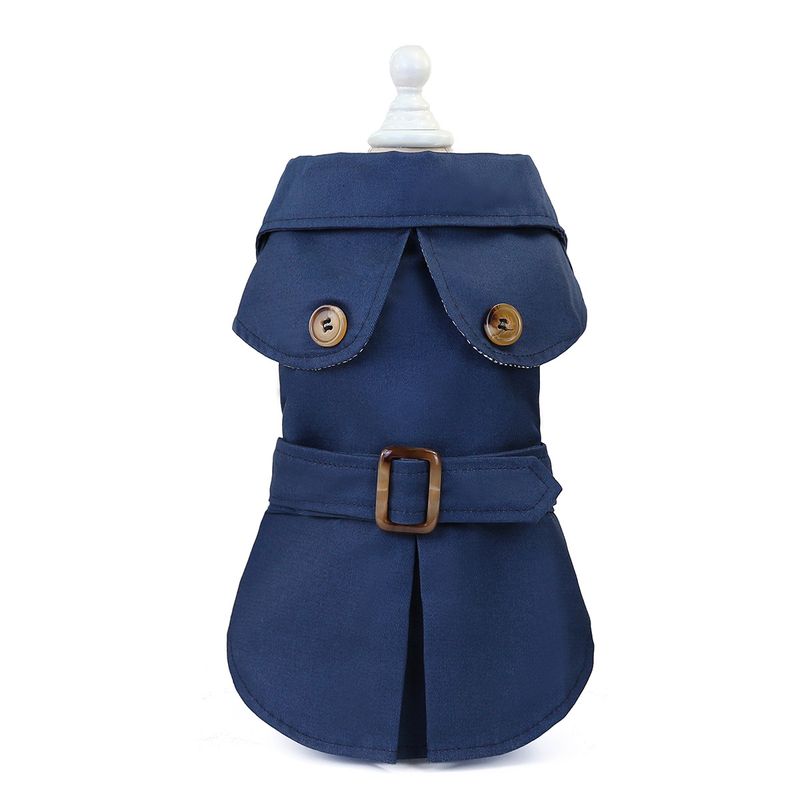 2020 neue dreifarbige Trenchcoat Trendy Fashion Hundekleidung Bekleidung Herbst Winter Kleine Hunde Teddy Bichon_voghion.com