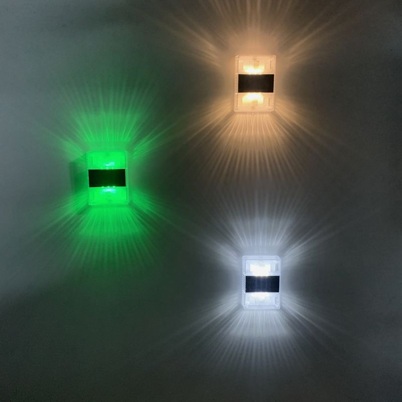 Lampada solare a LED Lampada da parete impermeabile per esterni per balcone Padiglione Porta Gradino Luce Decorazione Giardino Casa Lampade solari a LED_voghion.com