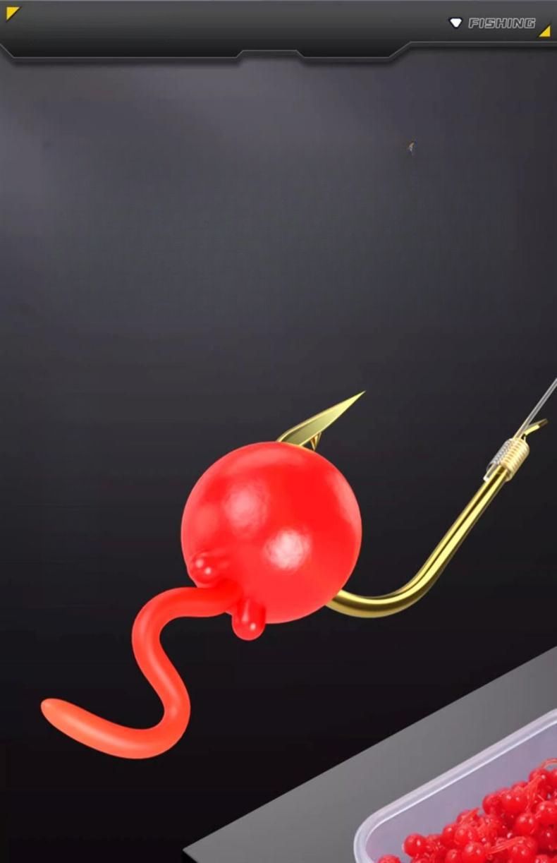 Dynamic Teasing With Tail Bead Float Anti-Reverse Bottom Fishing Lure For Crucian And Carp Soft Bait_voghion.com