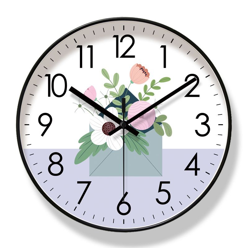 Yipula 6919 Fresh Style Living Room Modern Creative Wall Watch Light Luxury Ultra-Quiet Quartz Clock_voghion.com