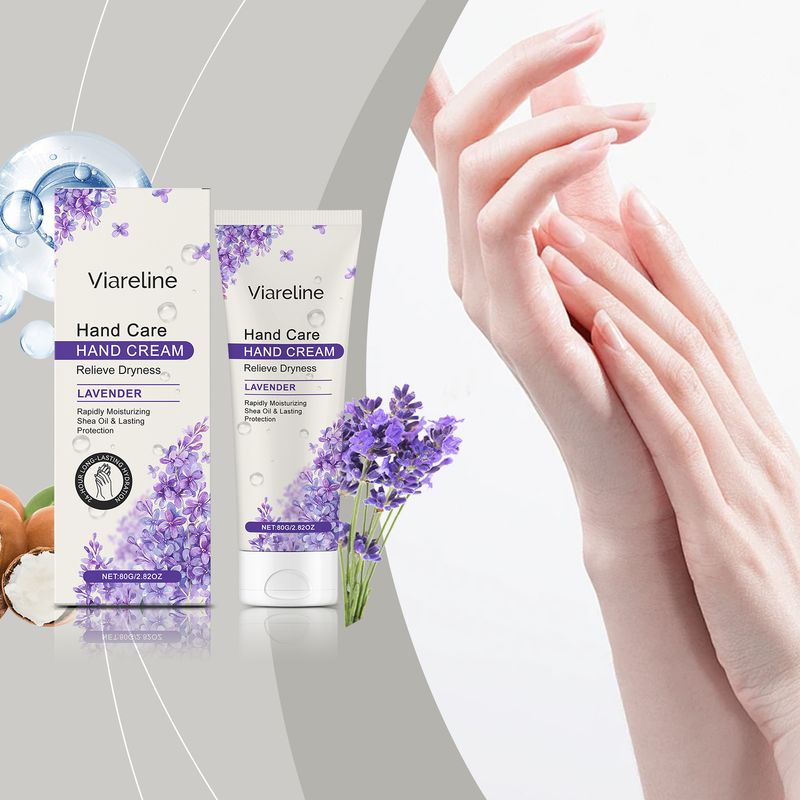 Viareline Lavender Moisturizing Hand Cream Moisturizing And Moisturizing Care For Hand Skin Anti-Dryness Hand Cream_voghion.com