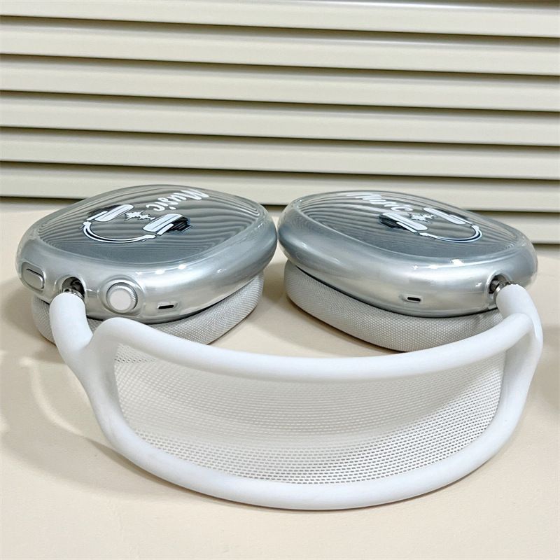 Personalized Headset for  AirPods MAX Headset Case Wireless Bluetooth Transparent Protective Cover_voghion.com