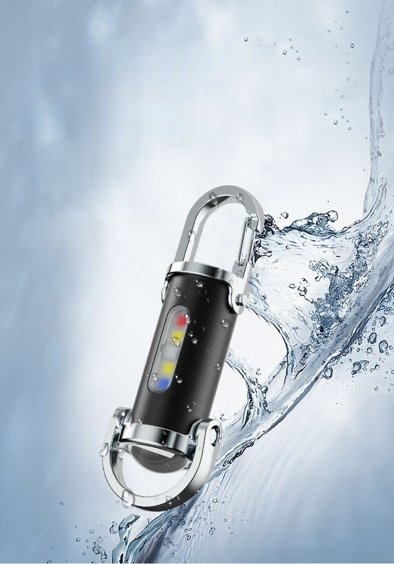 Cross-Border Keychain Flashlight Mini Camp With Hook Camping Light Lighting Lamp ABS_voghion.com