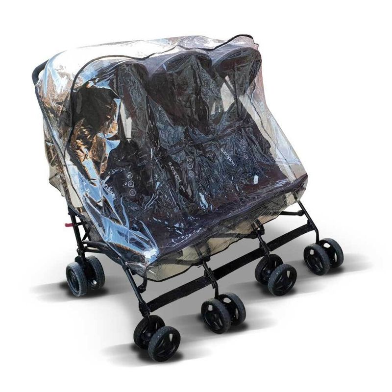 Raincover Made In The UK For Use With The Mercury Triple Pushchair_voghion.com