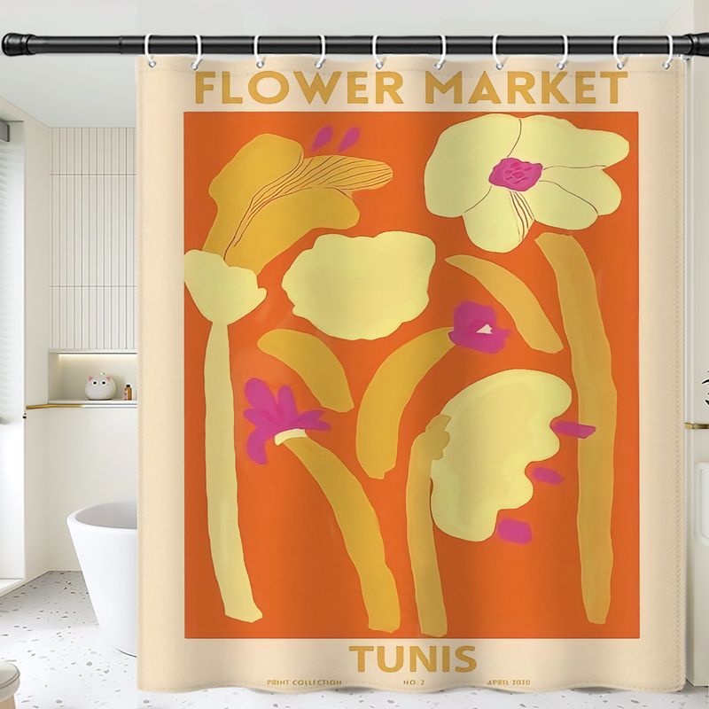 Factory Direct Cross-Border E-commerce Hot-Selling Floral High-Definition Digital Print Waterproof Mildew-Proof_voghion.com