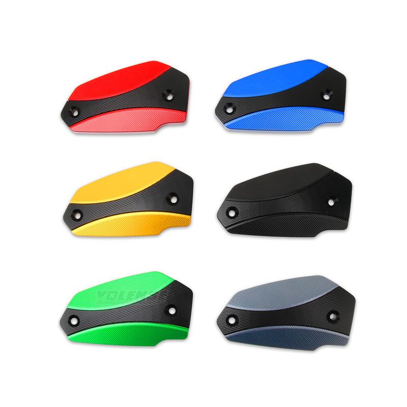 Motorrad Vorne Flüssigkeit Reservoir Abdeckung Bremse Kraftstoff Tank Öl Tasse Schutz Für KAWASAKI ER-6N ER-6F NINJA 650 ER6N ER6F ER4N_voghion.com