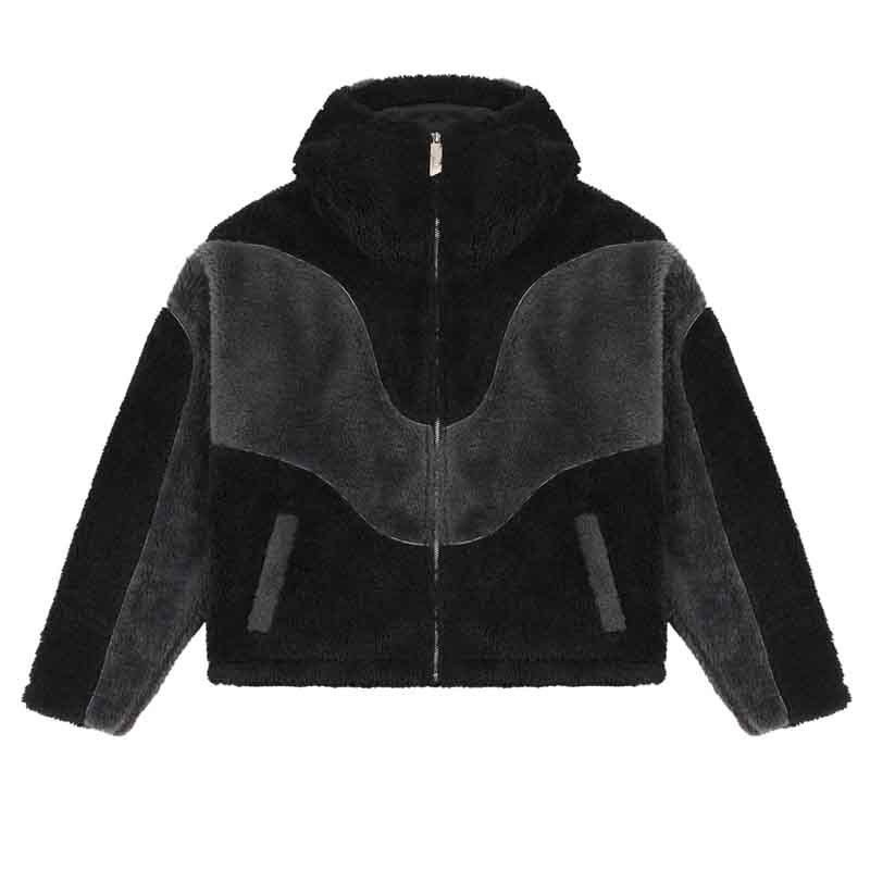 Härekleeder Männer a Fraen Hierscht a Wanter nei Moud waarm Lämmcheleder Perséinlechkeet Casual Cardigan Reißverschlussjacke_voghion.com