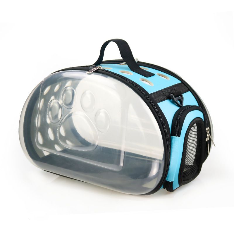 Transparent Portable Foldable Pet Breathable Single Shoulder Handheld Dog Bag Small Detachable Cat Carrier_voghion.com