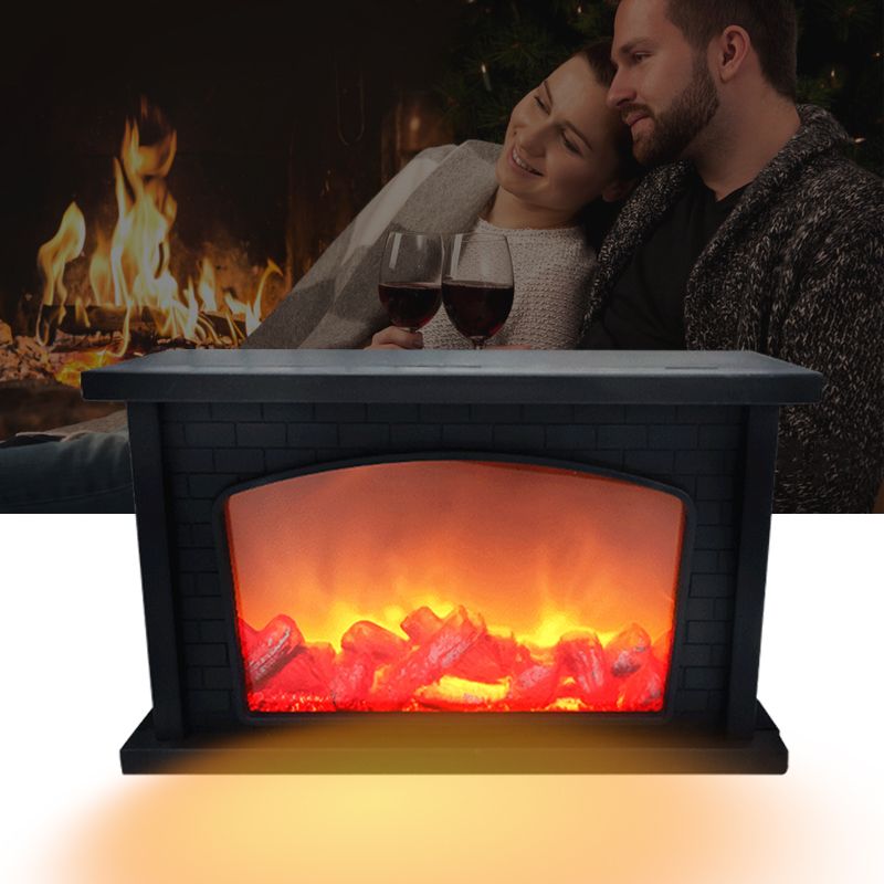 LED Flame Dynaaminen Lyhtylamppu Simulaatio Takka Liekkiefekti Yövalo USB-akkukäyttöinen Olohuoneen sisustukseen_voghion.com