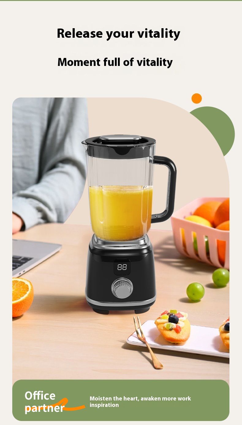 Electric Portable Juicer Fresh Fruit Mixer 10 Blades 600ML Multifunctional Juicer Ice Crusher Smoothie Blender Home Kitchen Tool_voghion.com