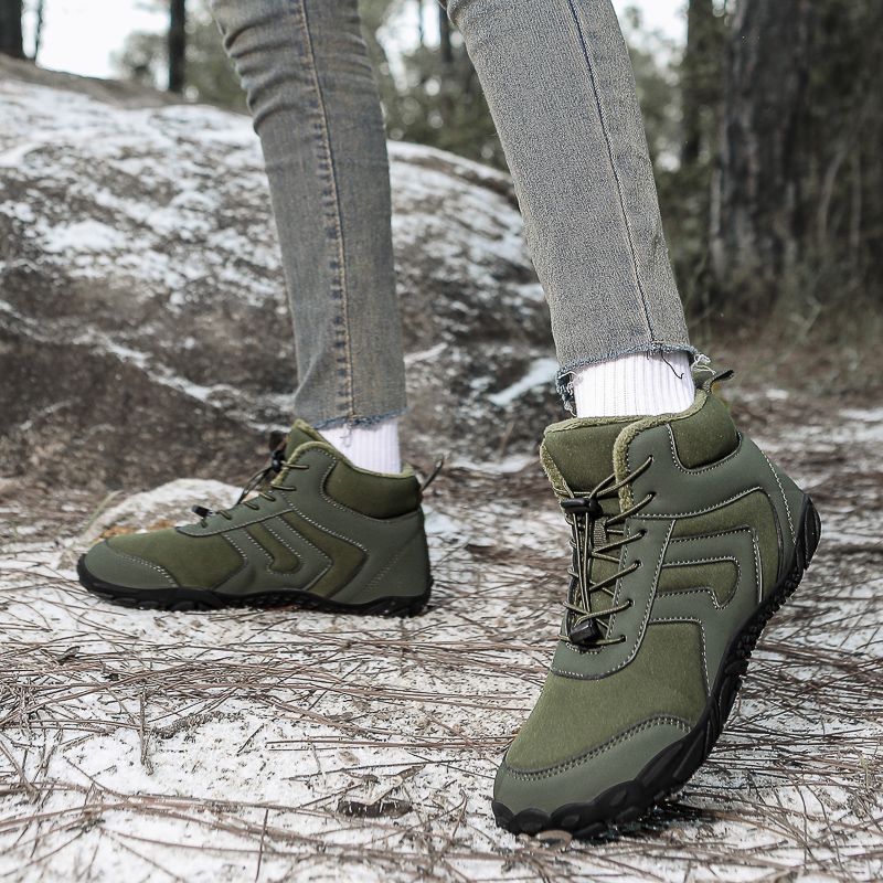2025 Neue grenzüberschreitende Baumwollschuhe für Herren und Damen, mit Fleece gefüttert, warm, lässig, für Paare, bequem, für zu Hause, dicke Baumwollstiefel_voghion.com