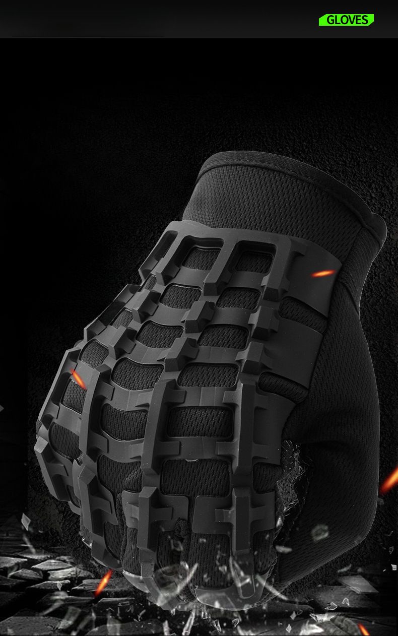 Outdoor-Sportarten Taktische Handschuhe Motorradfahren Klettern Schutz Spezialkräfte Bergsteigen Training Rutschfest_voghion.com