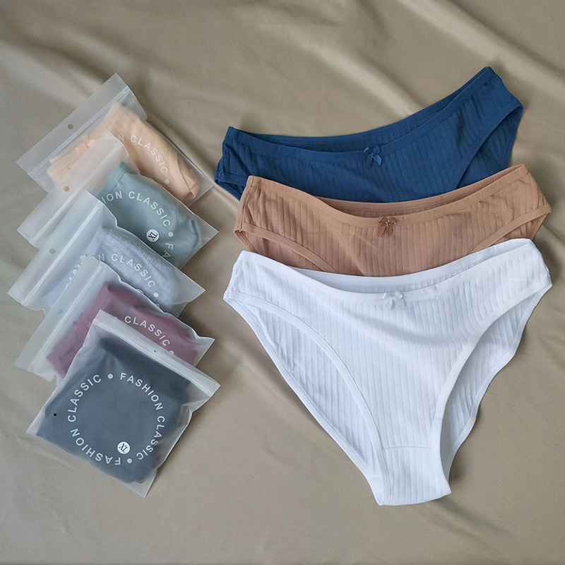 Sous-vêtements en coton femmes grande taille stretch gros slips sexy_voghion.com