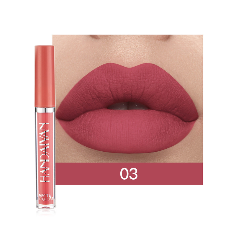 Explosieve HANDAIYAN niet gemakkelijk te bevlekken Cup Mist vloeibare lippenstift 6-pack kleur lipglazuurset_voghion.com