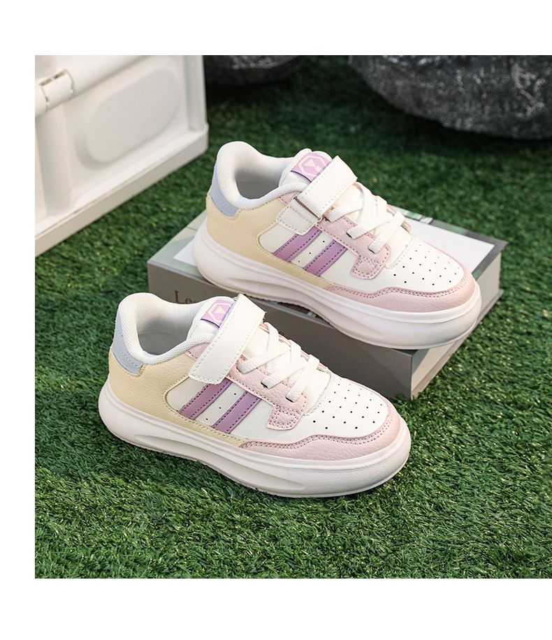 Kinderschoenen Witte schoenen Lente en herfst Nieuwe meisjes sportschoenen Jongensschoenen Studenten witte sneakers_voghion.com