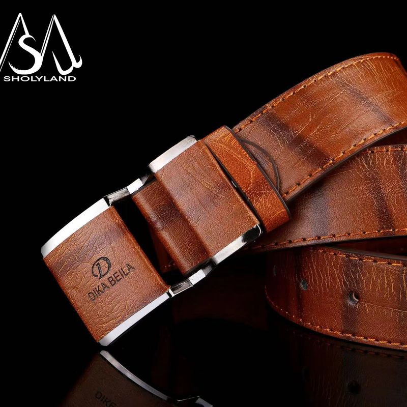HOT Hot Selling New Trendy Slim Fit Smooth Buckle Classic Business Casual Fashionable Simple and Versatile Men's Belt_voghion.com