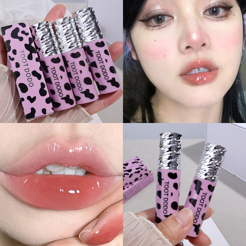 Mirror dye lip gloss waterproof moisturizing liquid lipstick durable transparent jelly sexy red lip gloss Kore_voghion.com