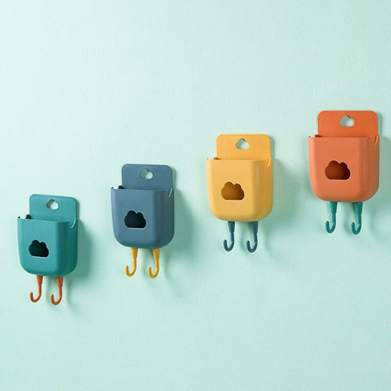 Kunjiuyou Handyhalter, multifunktionaler Wandhalter, stanzfreier Aufbewahrungsbox-Organizer für TV-Fernbedienung_voghion.com