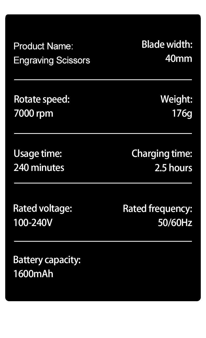 Rasoio elettrico con display digitale, ricarica USB, testina di taglio a spinta elettrica, tagliacapelli per intaglio_voghion.com