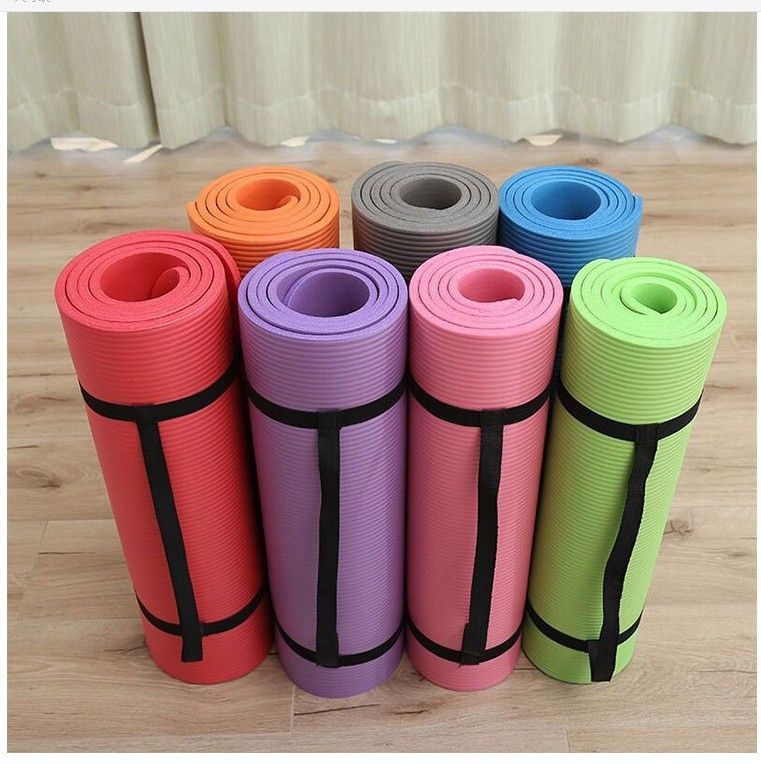 Esterilla de yoga para principiantes, para hombres y mujeres, gruesa, ensanchada y alargada, antideslizante, para uso doméstico._voghion.com